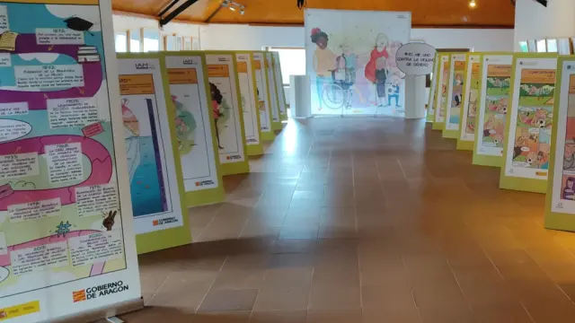 Exposición ‘Viñetas por la igualdad y contra la violencia de género’, en el museo de Hecho