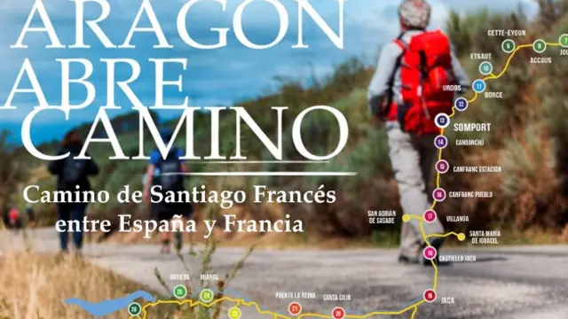 “Aragón abre camino”, una campaña para reivindicar a la Comunidad como puerta de entrada al Camino de Santiago.