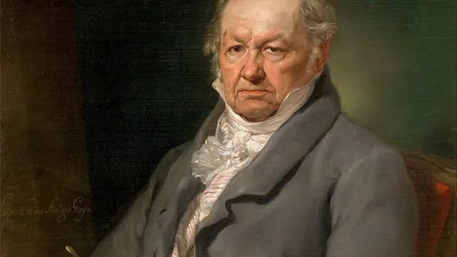 Retrato del pintor Francisco de Goya (1826), por Vicente López, Museo del Prado
