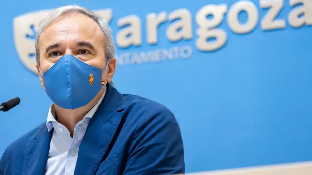 Jorge Azcón, alcalde de Zaragoza