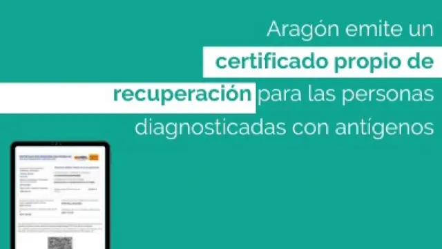 Certificado antígenos Aragón Covid19