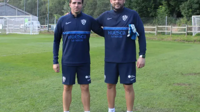 Sipán y Mallén, los oscenses en el cuerpo técnico del Huesca.