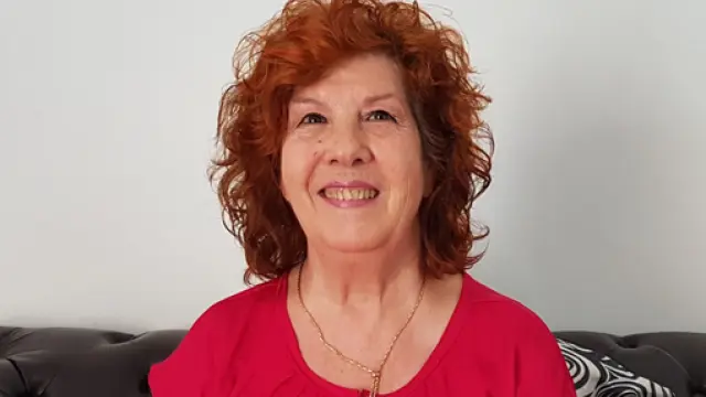 Irene Flores, presidenta de la peña Os Casaus.