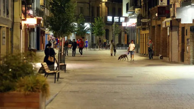 Las últimas horas con el toque de queda han sido muy tranquilas en Huesca.