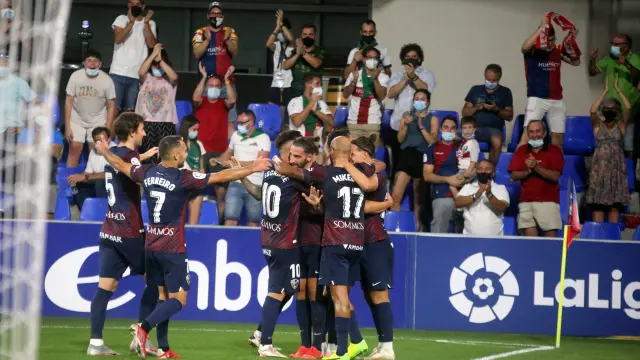 El Huesca busca su segunda victoria consecutiva en El Alcoraz.
