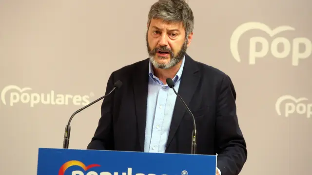 Gerardo Oliván, presidente provincial del Partido Popular.