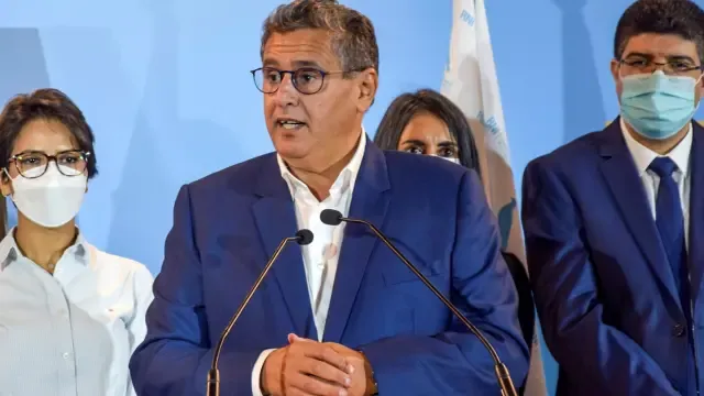 Aziz Ajanuch, líder del Partido Reagrupación Nacional de Independientes (RNI)