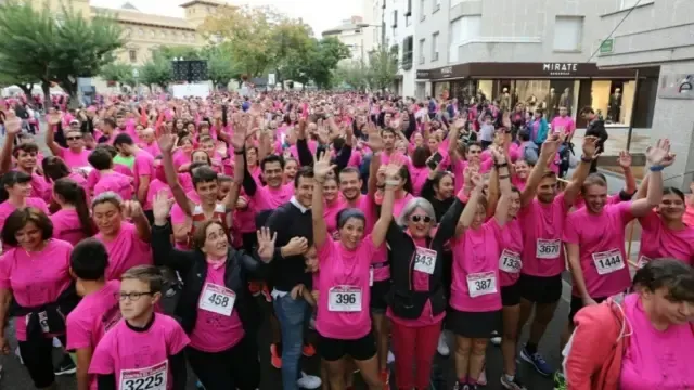 Edición anterior de la carrera ‘Huesca contra el cáncer’