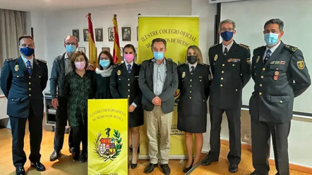 La Unidad Central de Seguridad Privada en el Ilustre Colegio de Médicos de Huesca