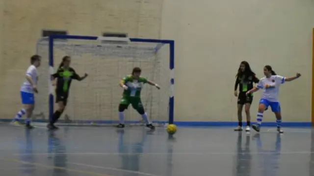 Las Torrollones se llevó el derbi provincial de Segunda Autonómica frente al Futsal Oscense B.