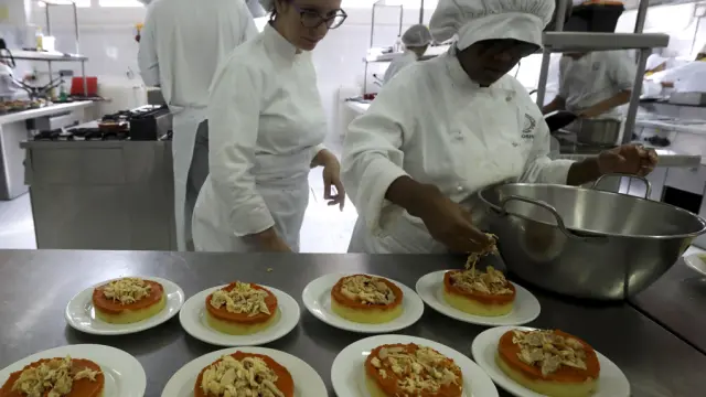 La iniciativa busca fomentar la innovación gastronómica. En la foto, Escuela de Hostelería de Huesca.