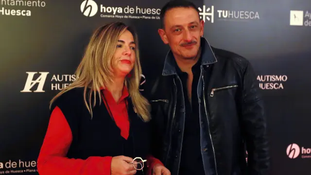 La presidenta de la Asociación, Susana Lacostena, junto a Francisco Boira, uno de los actores protagonistas