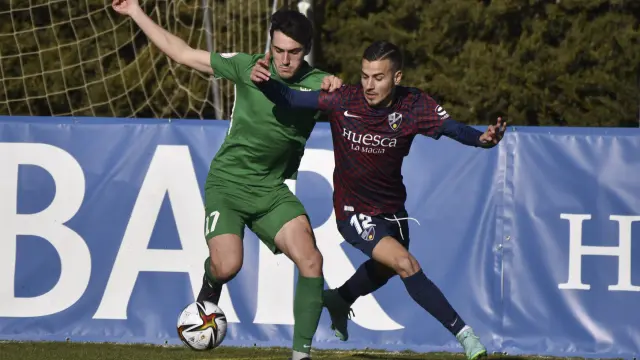 Jordi Cano ha debutado con gol en el Huesca B.