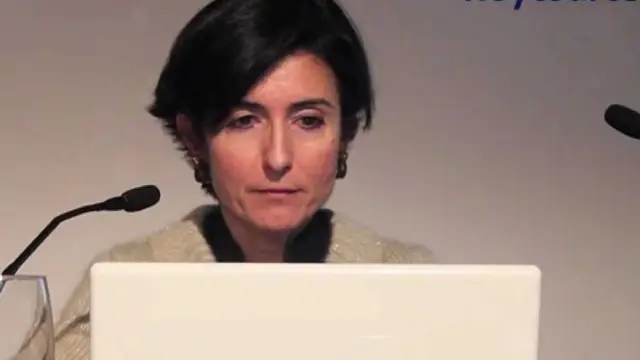 Paloma Botín, en una conferencia realizada en ARCOmadrid 2013.