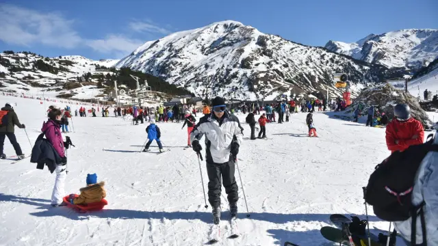 Estado de la estación de esquí de Candanchú este sábado