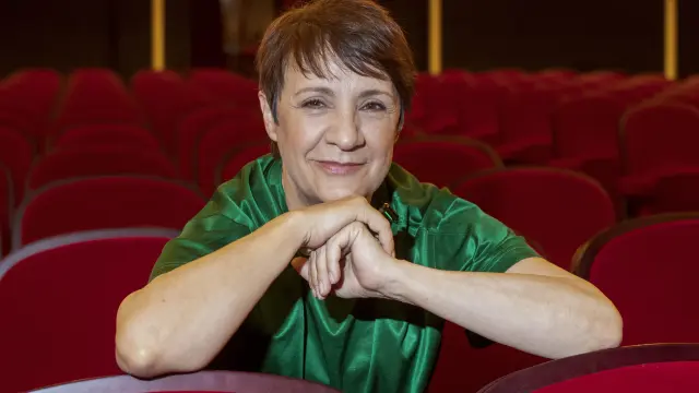 Blanca Portillo en el Teatro Principal de Zaragoza.