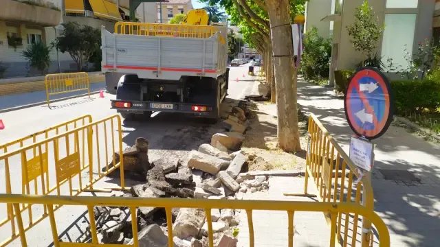 Comienzan las obras de mejora de la calle San Ciprián.