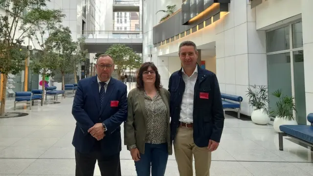 Cermi-Aragón se ha reunido con los eurodiputados Pablo Arias y Rosa Estarás por parte del Partido Popular y con Isabel García del PSOE.