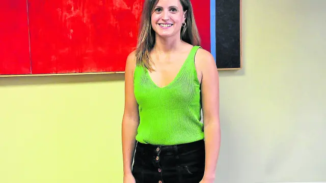 Belén Bonis, actual presidenta de la Peña Charumba de Jaca.