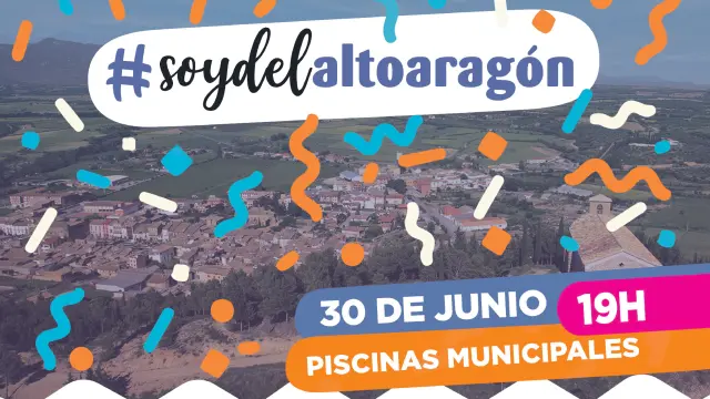 #SoyDelAltoAragón se estrena este jueves en Ayerbe con una cita a las 19:00 horas en las piscinas.