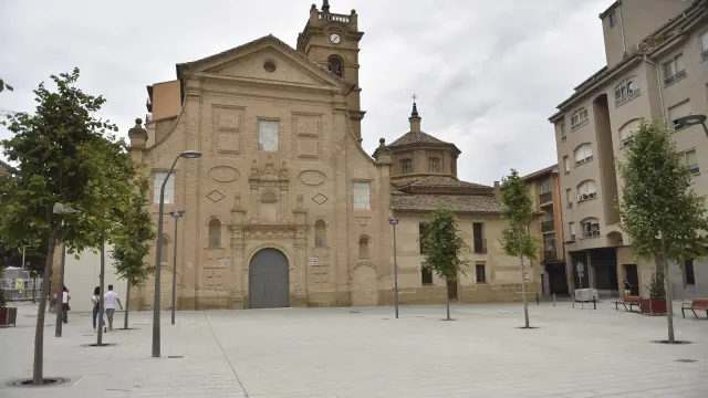 Plaza de Santo Domingo de Huesca.