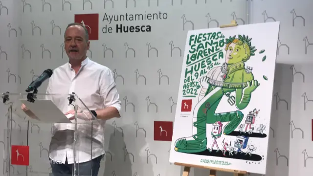 Ramón Lasaosa, concejal de fiestas, ha desglosado el grueso de los actos del programa de San Lorenzo.