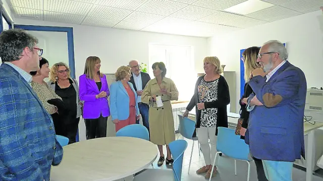 Inauguración del nuevo centro comarcal de Servicios Sociales en Alto Gállego.