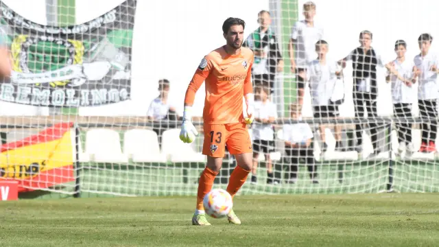 Miguel San Román durante el partido de Copa del Rey ante el Juventud Torremolinos.