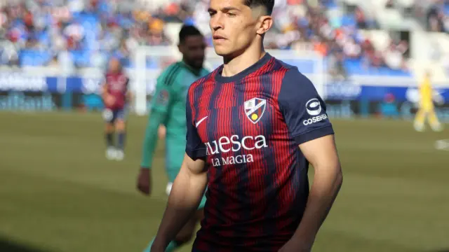 Juanjo Nieto en el último partido ante el Granada.