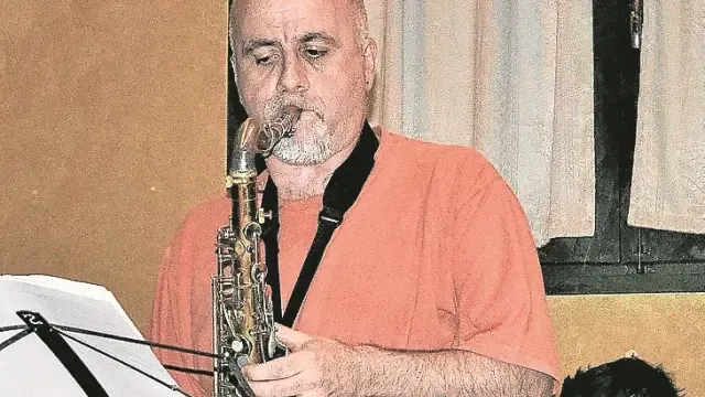 El saxofonista madrileño Ricardo Tejero en una visita anterior al Juan Sebastian Bar.