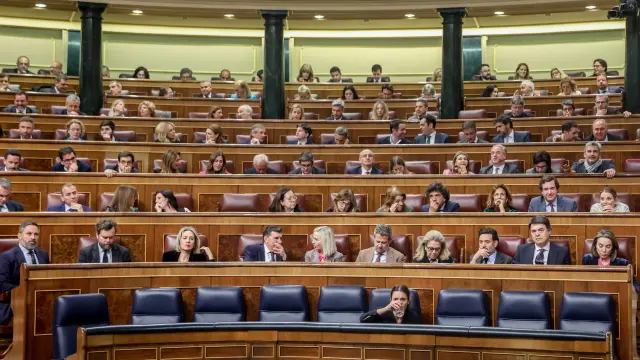 Pleno del Congreso de los Diputados este martes.