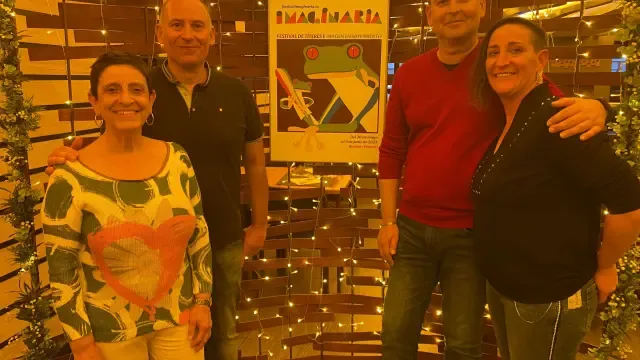 Pilar Amorós, Juan Carlos García, Alfonso Adán y Eva Paricio presentaron el cartel.