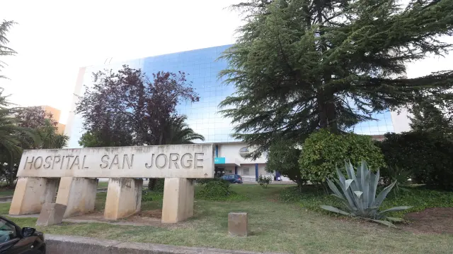 Fachada del Hospital San Jorge de Huesca.