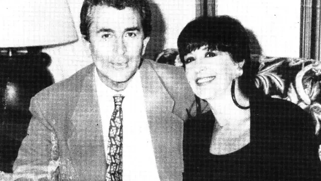 Paco Valladares y Concha Velasco, en el Festival de Cine de Huesca de 1993.