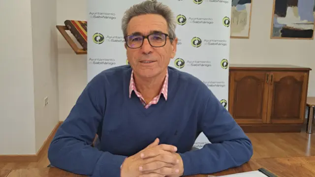 Javier Sardonil, concejal de Movilidad y Participación Ciudadana del Ayuntamiento de Sabiñánigo.