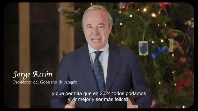 El Gobierno de Aragón felicita la Navidad.