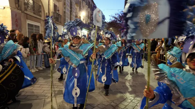 Foto del desfile de Carnaval del año pasado en Huesca.
