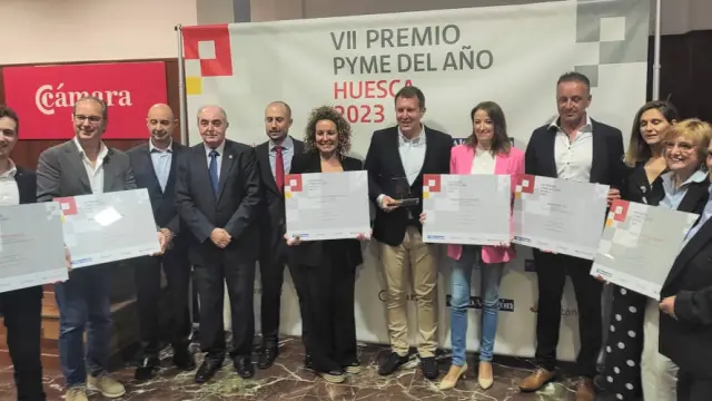 Ganadores Premios Pyme de Huesca 2023.