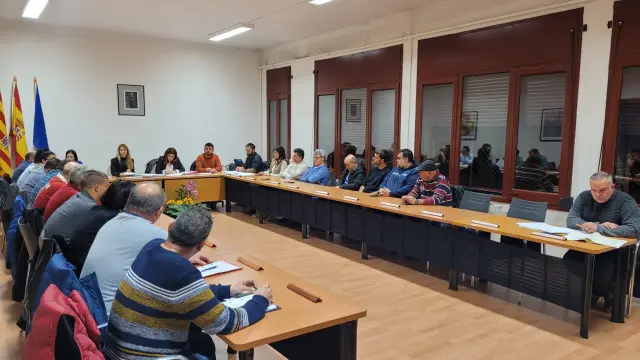 Pleno del consejo comarcal de La Litera de este miércoles.