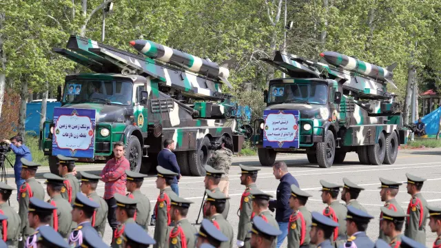 Irán celebra este miércoles el Día de las Fuerzas Armadas con una exhibición de su potencial armamentístico.
