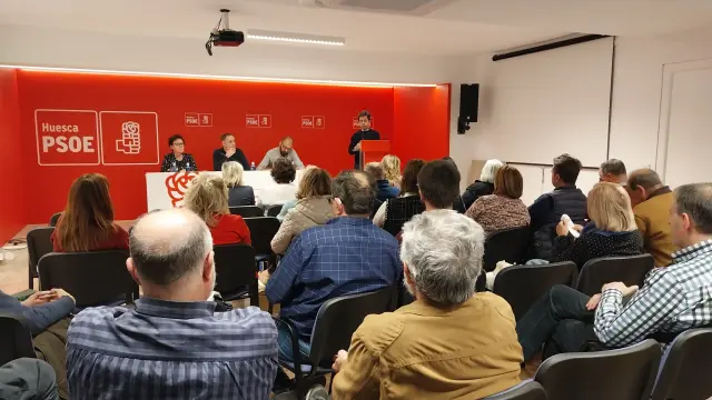 Asamblea extraordinaria del PSOE Huesca