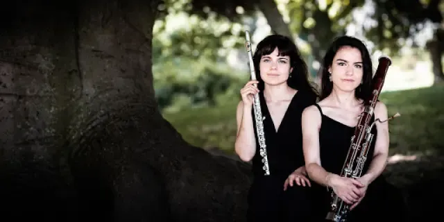 Las hermanas Ana (flauta) y Carmen (fagot) Mainer Martín forman Gavarnie Ensemble