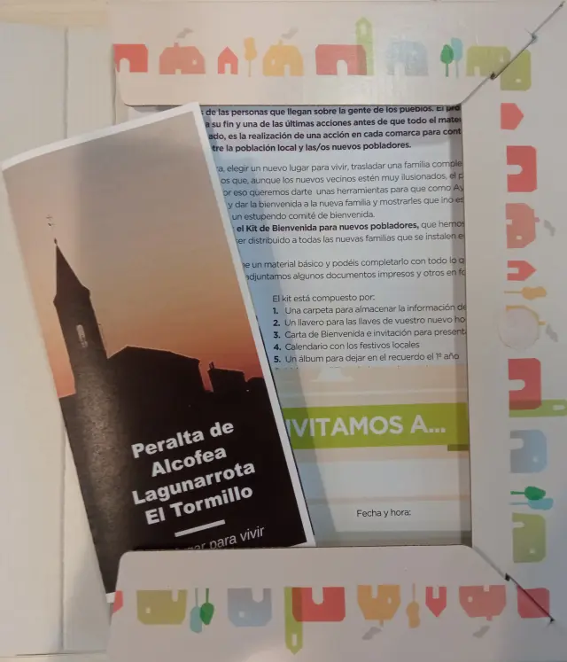 Kit de bienvenida de Pueblos Vivos.