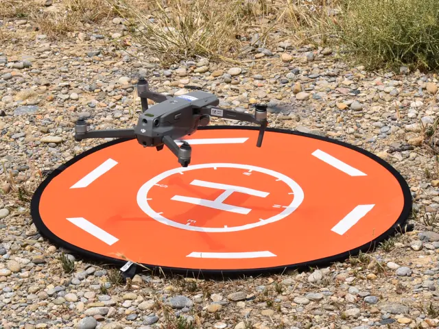 El dron con cámara térmica permite ver espacios difícilmente accesibles