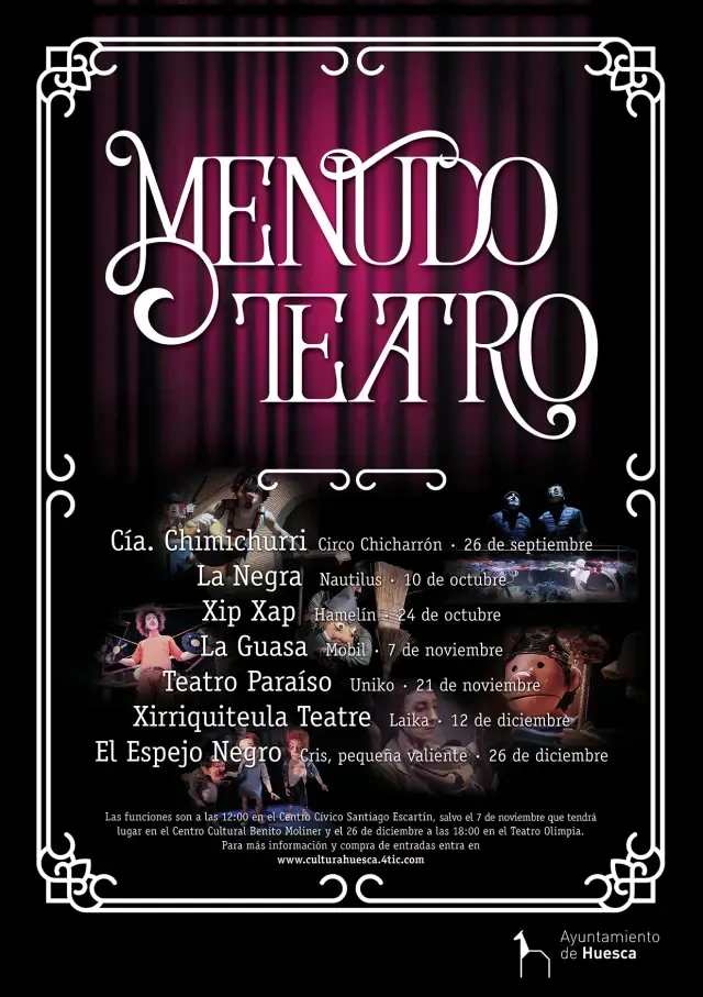 Cartel Menudo Teatro 2021.