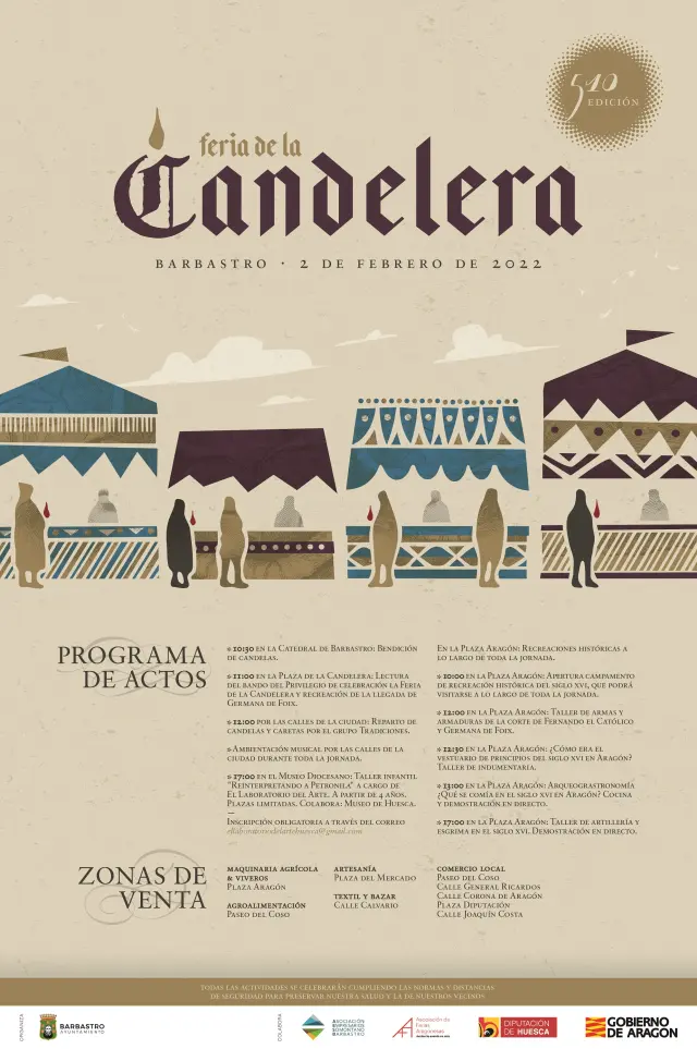Programa de la Feria La Candelera 2022