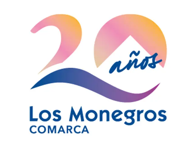 Logotipo 20 aniversario de la Comarca Los Monegros.