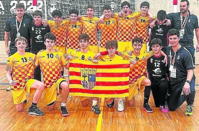 Equipo infantil masculino, subcampeón de Copa en el Nacional de Murcia.
