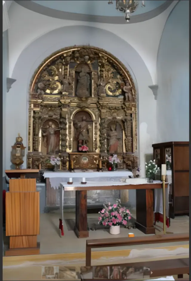 Altar de la iglesia.