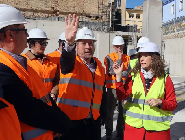 José Luis Soro visitó este lunes las obras de la primera fase del proyecto de La Merced.